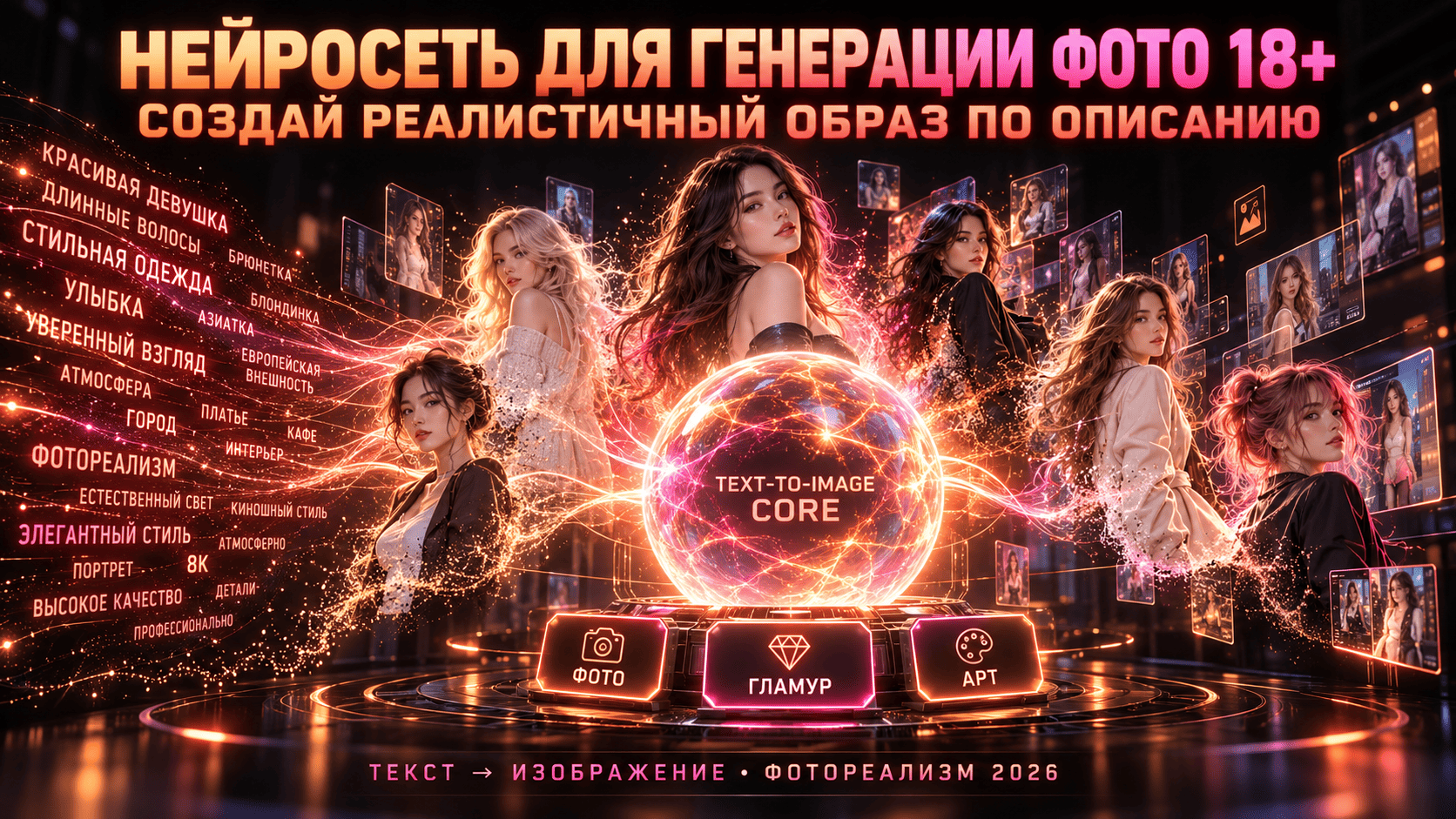 Генерация реалистичных девушек 18+ по описанию: как это работает